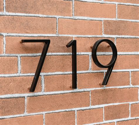 floating metal house letters|floating mounted house numbers.